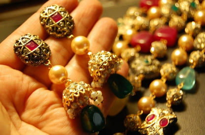 JAIPUR MULTI JEWELLED MALA SET