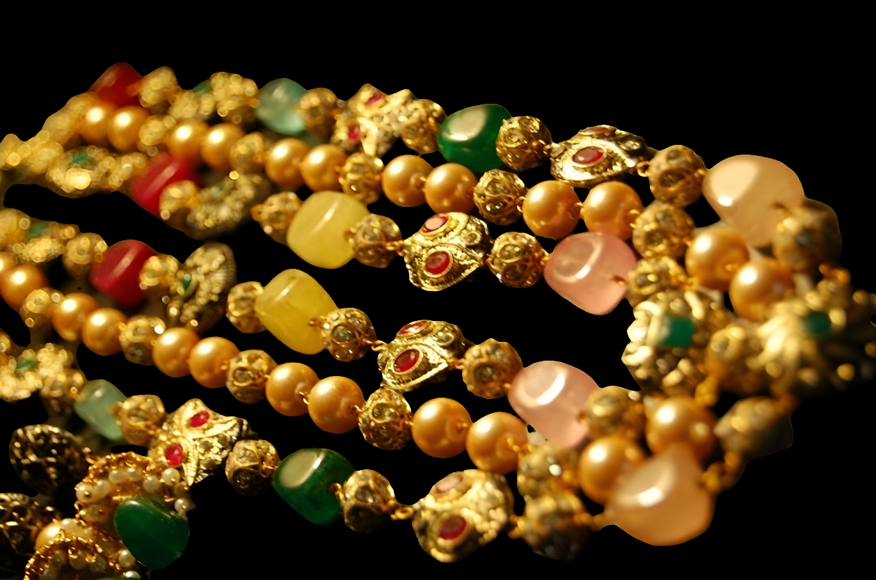 JAIPUR MULTI JEWELLED MALA SET