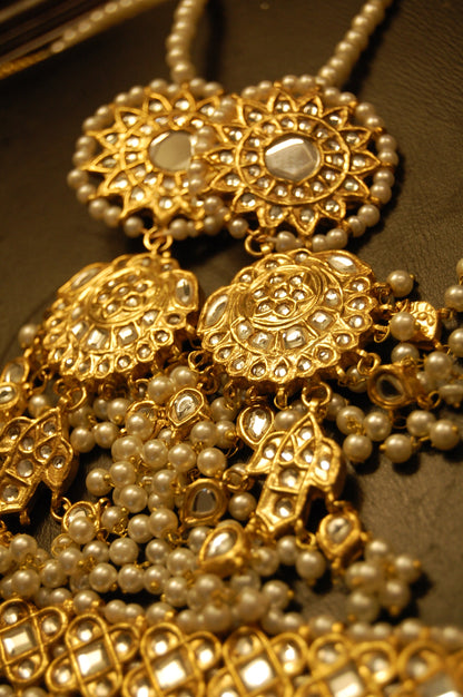 KUNDAN & PEARLS EARRINGS