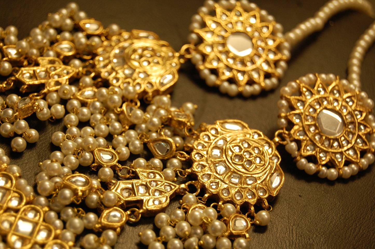 KUNDAN & PEARLS EARRINGS