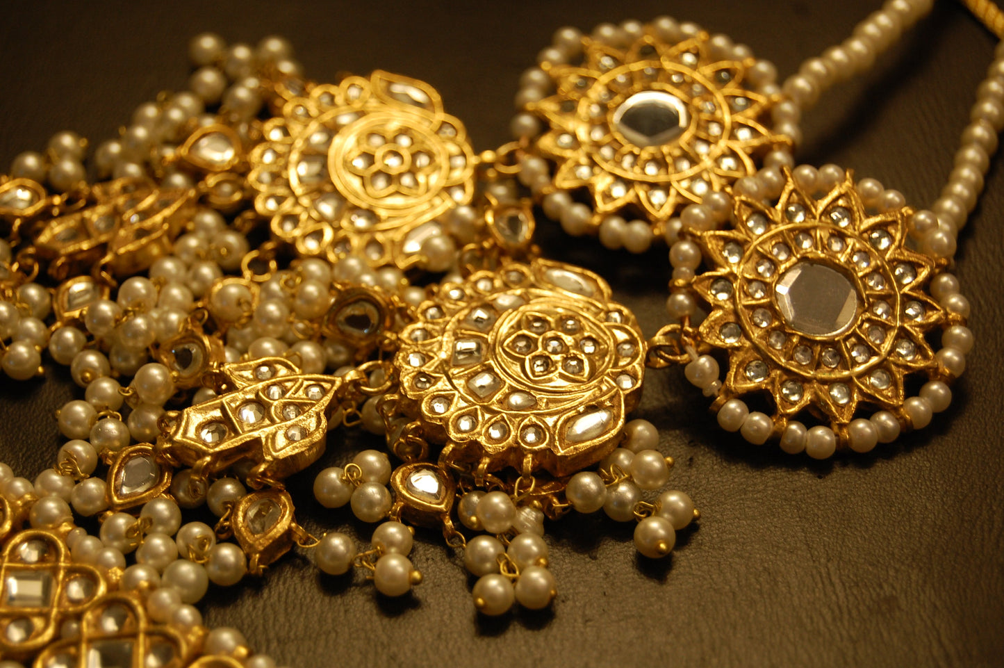 KUNDAN & PEARLS EARRINGS